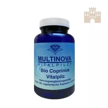 Coprinus comatus Vitalpilz Schopftintling 140 Kapseln von Multinova